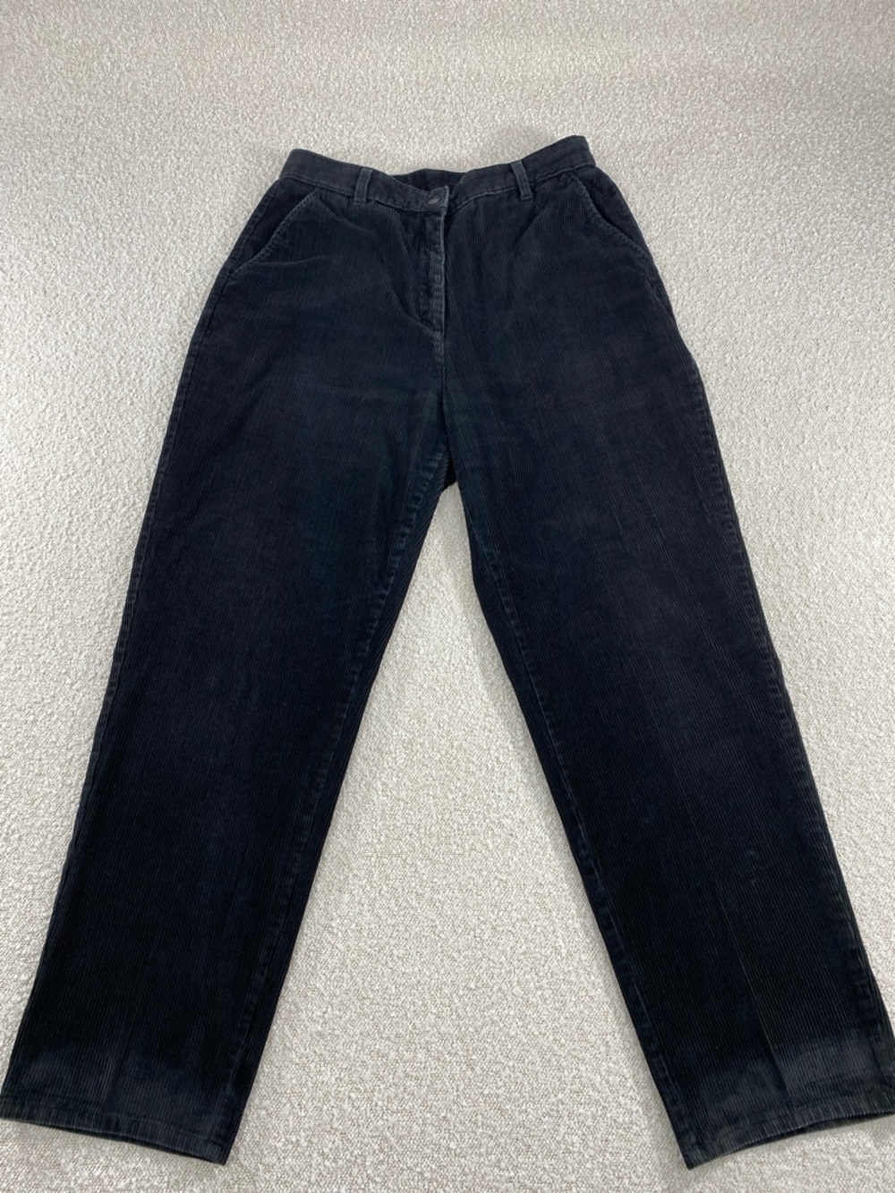 Woolrich Black Corduroy Women's Pants mom jeans y2k